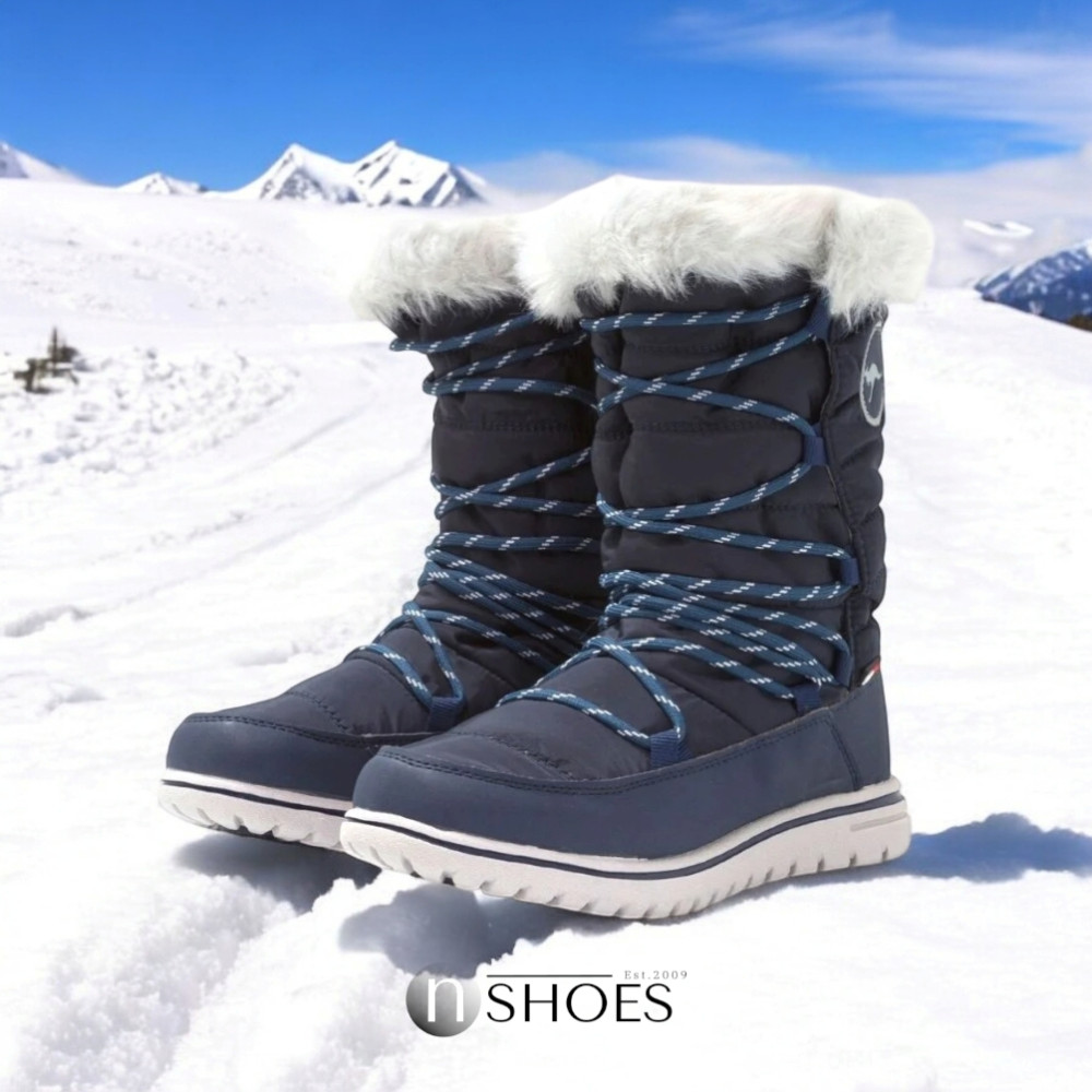Жіночі сині зимові дутики KangaRoos 39073-000-4074-nowy-grey 4580