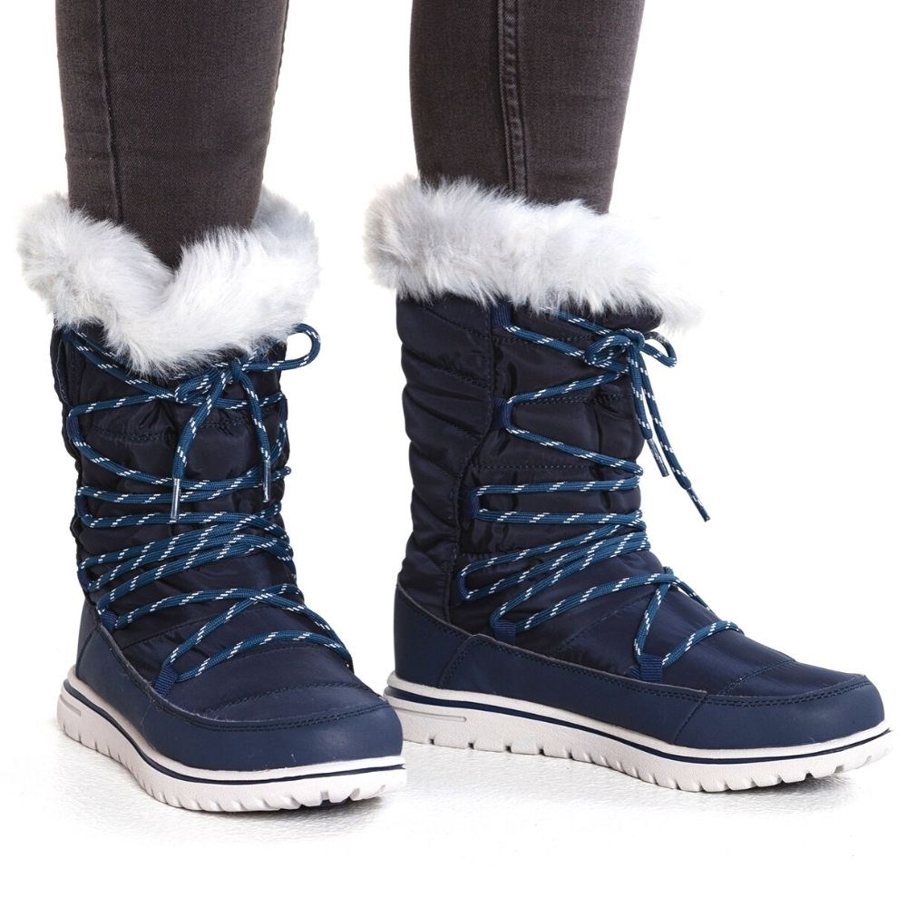 Жіночі сині зимові дутики KangaRoos 39073-000-4074-nowy-grey 4580