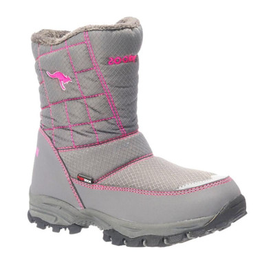 KangaRoos 18092-000-2025 grey-blossom pink 4581 women's grey duotics boots discounted size 36 and 37 for walking waterproof from American brand