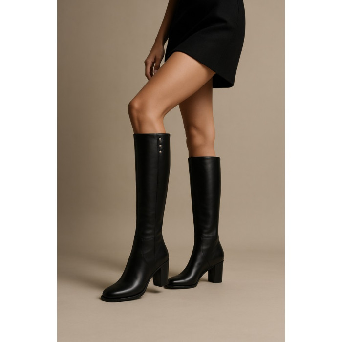 Women's black boots Visconi (Poland) model 4589