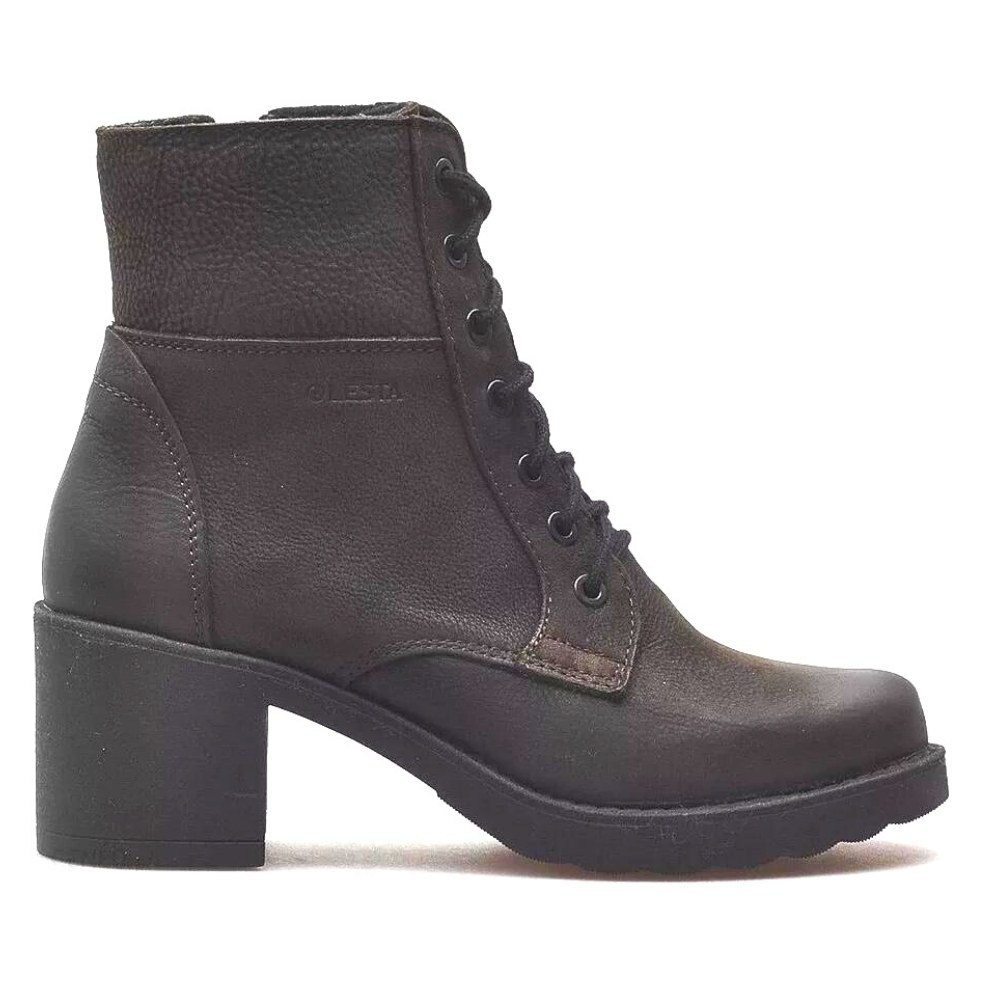 Жіночі коричневі черевики Lesta (Польща) модель 4591