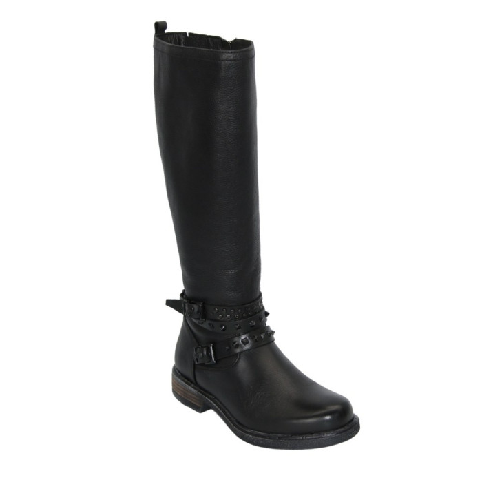 Women's black winter boots SIMEN (Poland) model 4595
