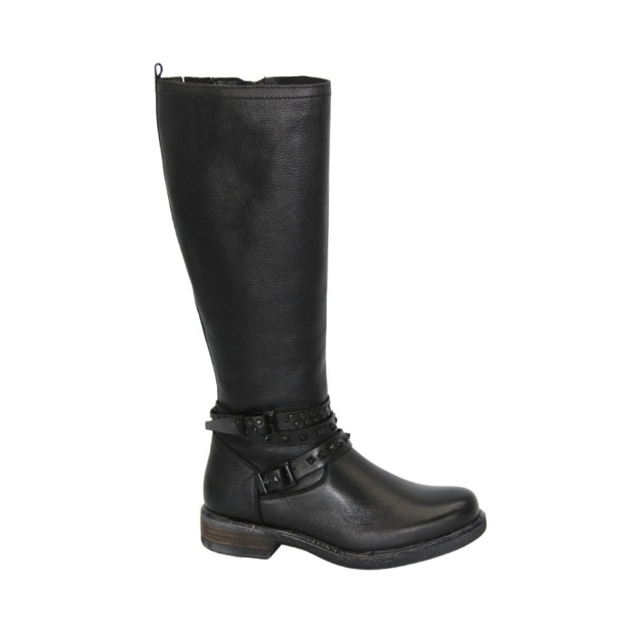 Women's black winter boots SIMEN (Poland) model 4595