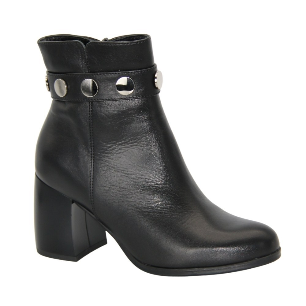 Женские черные ботинки демисезонные Kabala (Польша) модель 4600