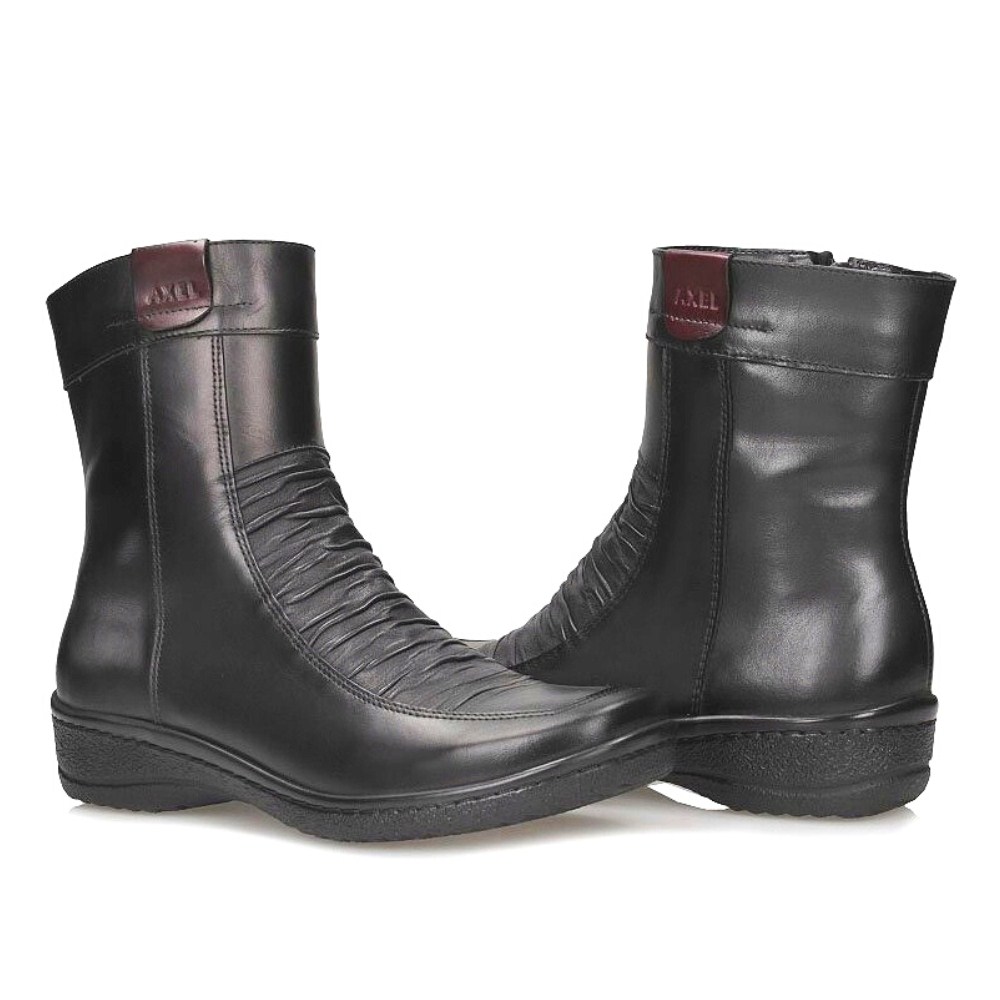 Жіноче чорне зимове взуття Axel 4336-czarny-rubin 4610