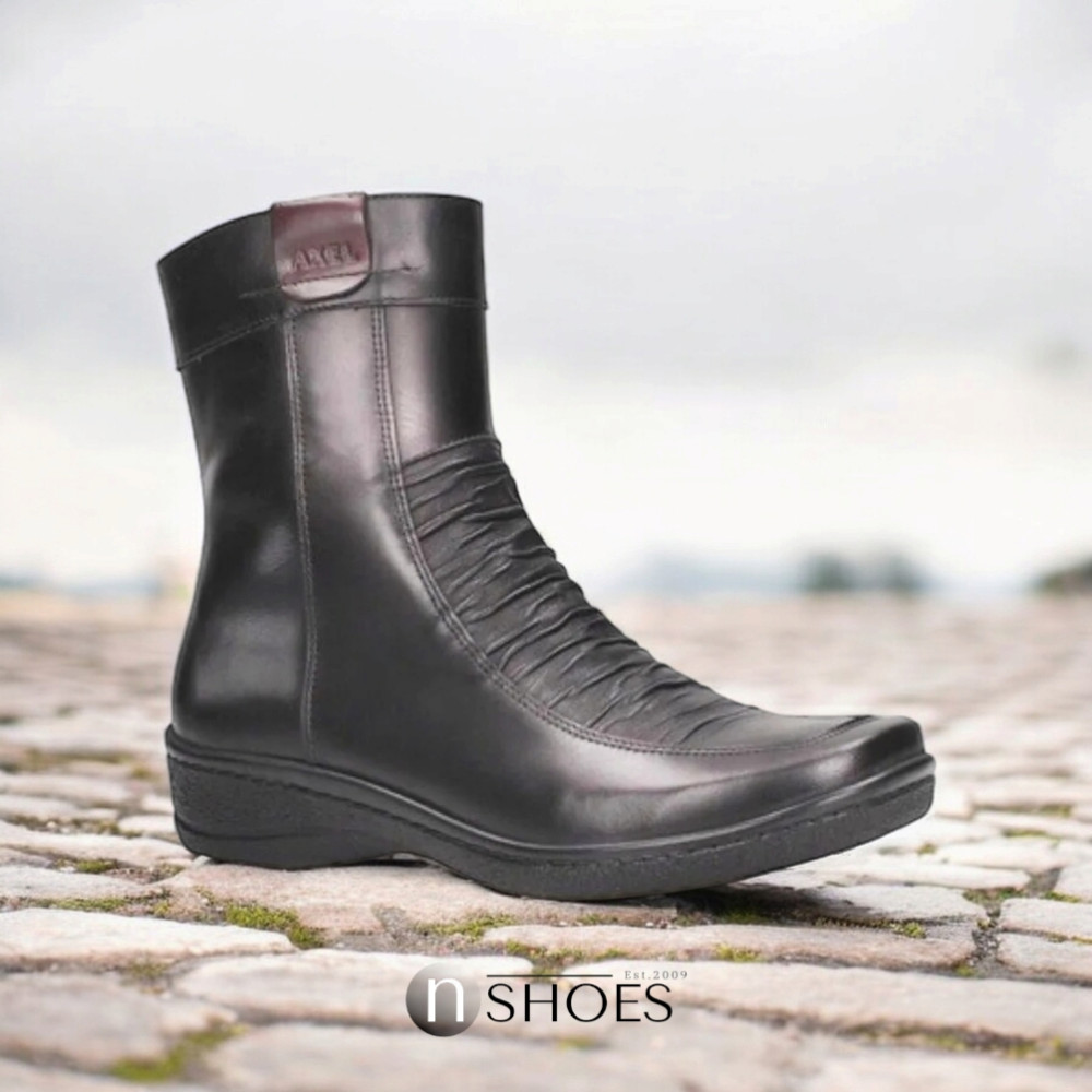 Жіноче чорне зимове взуття Axel 4336-czarny-rubin 4610