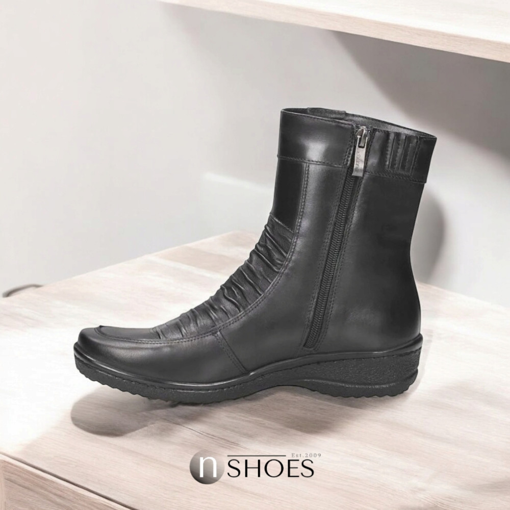 Жіноче чорне зимове взуття Axel 4336-czarny-rubin 4610