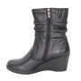 Women’s Black Winter Shoes Axel 4247 czarny 4613 in Genuine Leather