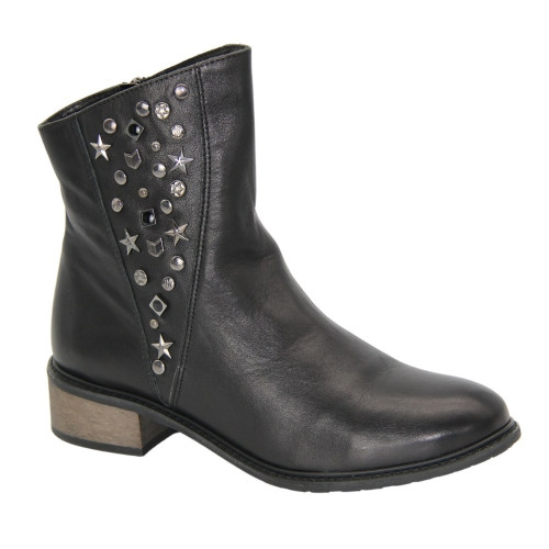 Женские черные казаки Steizer Польша 1886-206-bkack 4616