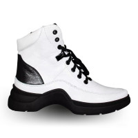 Women's white boots NESSI Poland 19647 4620