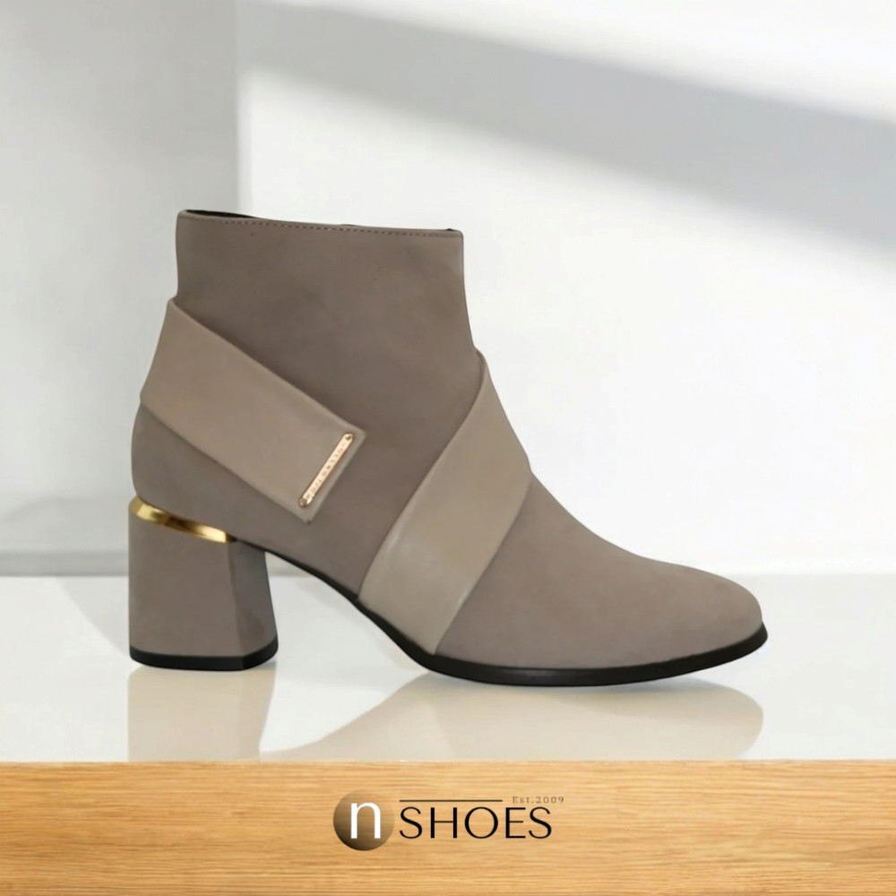 Жіночі бежеві черевики NESSI 19656-bez 4621