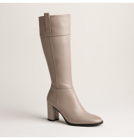 Жіночі бежеві демісезонні чоботи Korzeniowski k-0265-0268 4626 зі знижкою 37 розмір з натуральної шкіри від польської фабрики