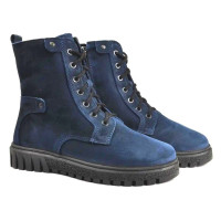 Женские синие ботинки Lesta Польша 251-6588-73240 4627