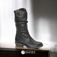 Женские черные демисезонные ботинки сапоги Kordel 1994 czar-206 4632 со скидкой 41 размер из натуральной кожи от польской фабрики