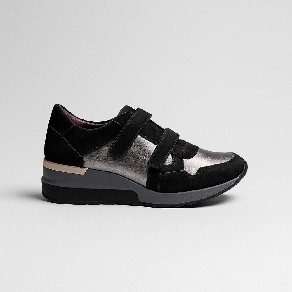 Women’s Black Leather Sneakers Steizer 4648 – Shop at N-SHOES