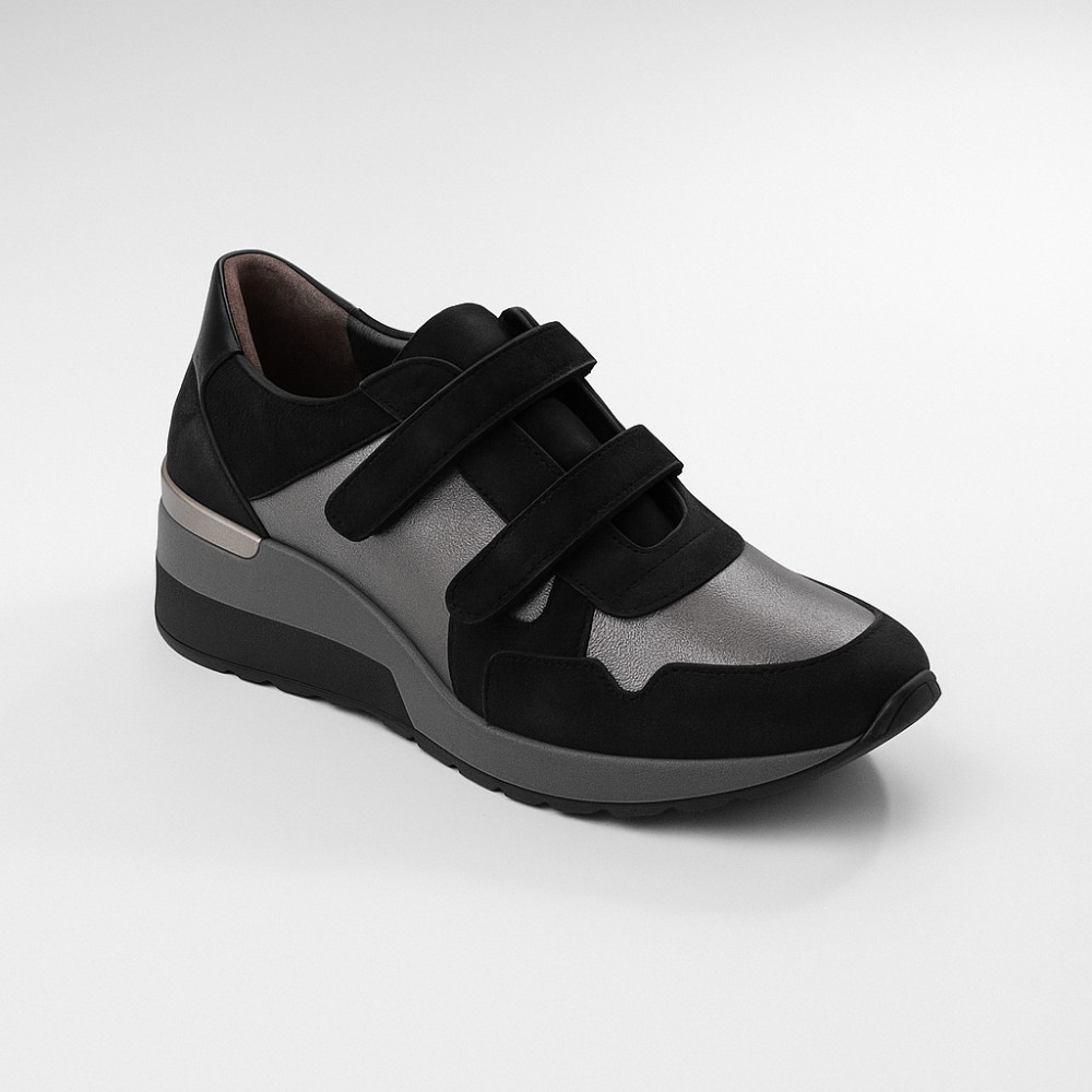 Women’s Black Leather Sneakers Steizer 4648 – Shop at N-SHOES