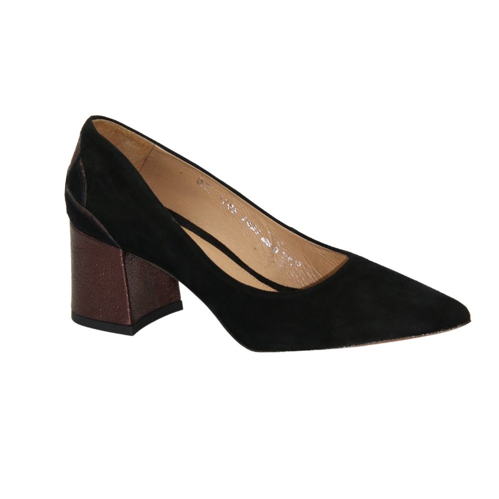 Жіночі чорні туфлі Marco (Польща) модель 4548