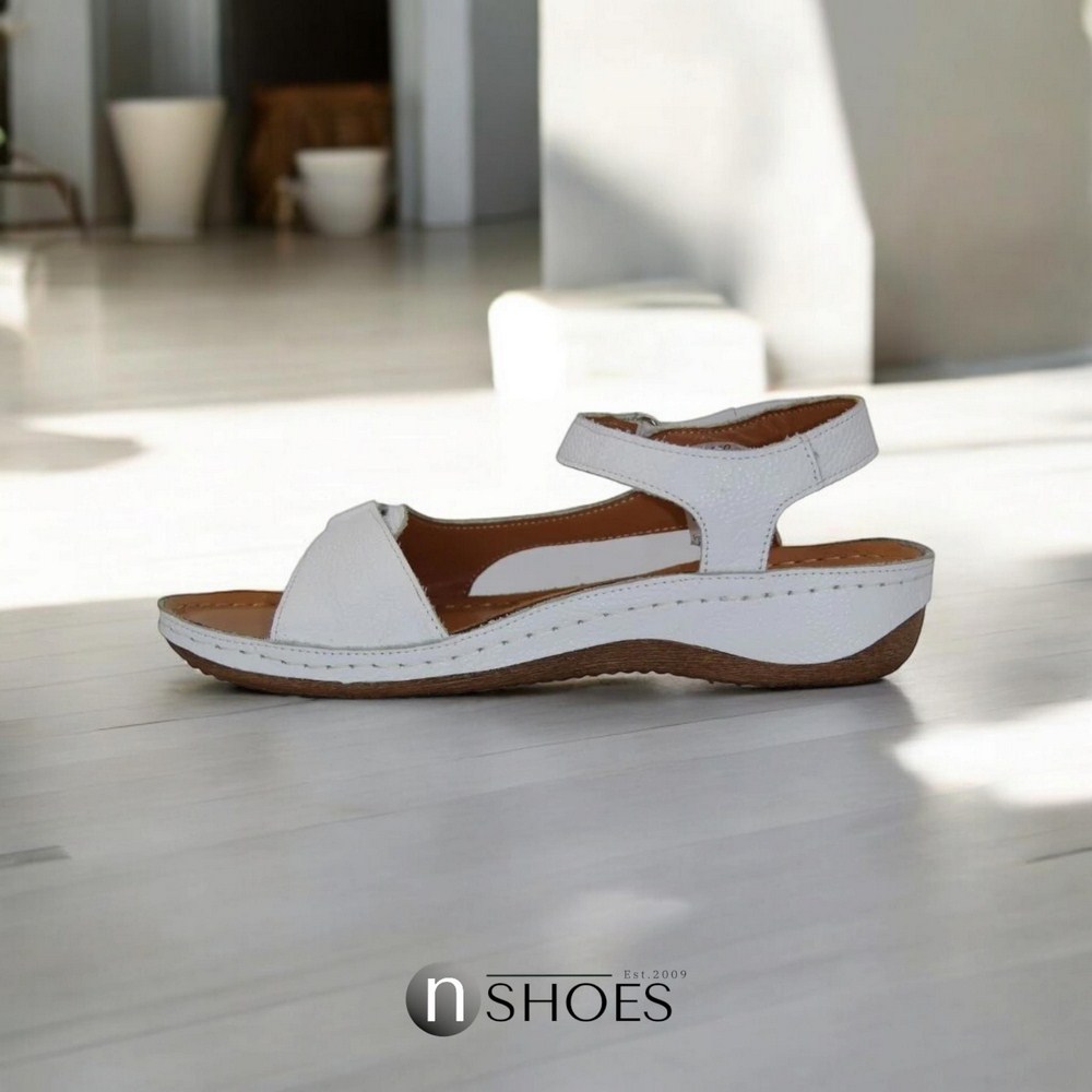 Босоножки женские белые Steizer (Польша) модель 4660