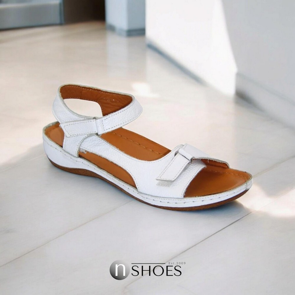 Босоножки женские белые Steizer (Польша) модель 4660