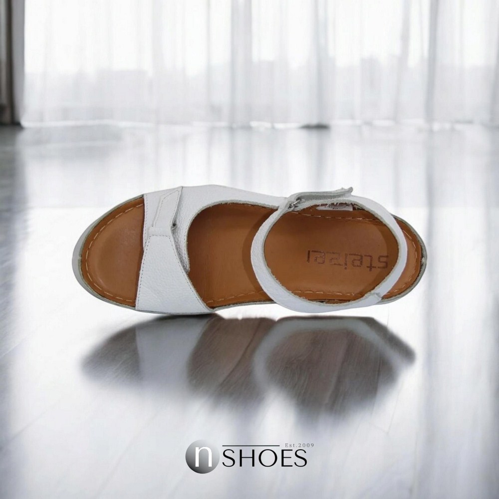 Босоножки женские белые Steizer (Польша) модель 4660