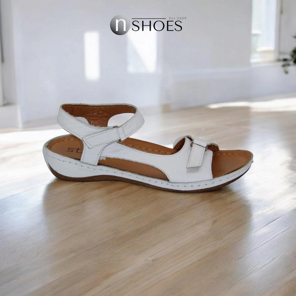 Босоножки женские белые Steizer (Польша) модель 4660