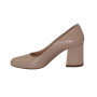 Women's beige mid-heeled pumps Visconi (Poland) model 4672