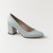 Women's gray pumps Visconi Poland 7002707-001 4676