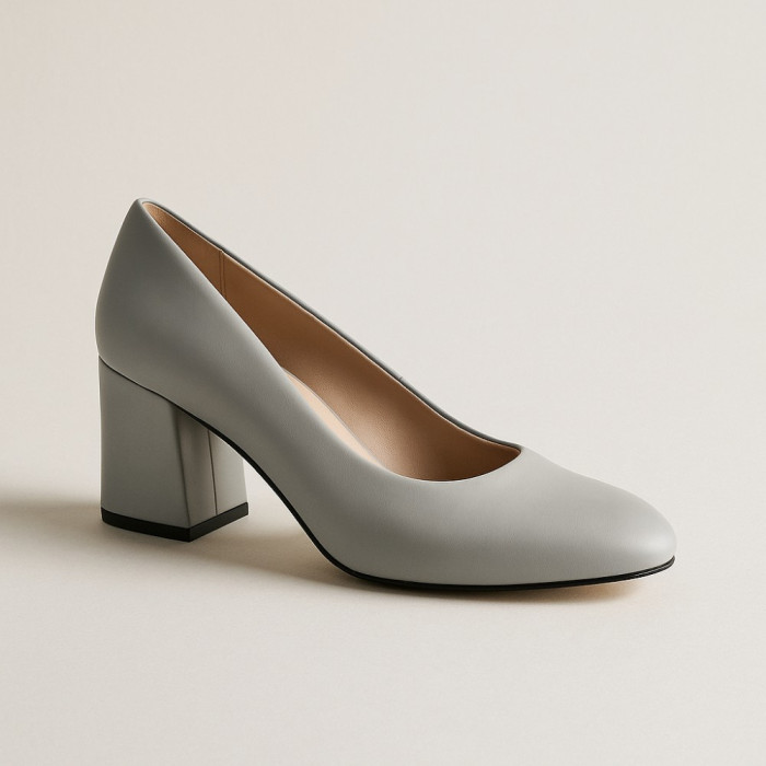 Women's gray pumps Visconi (Poland) model 4676