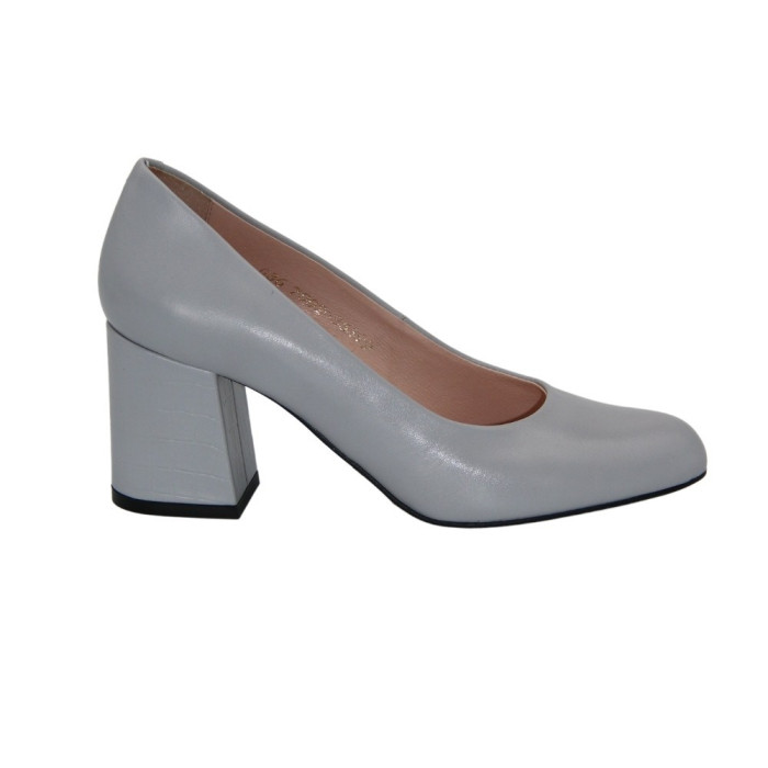 Women's gray pumps Visconi (Poland) model 4676