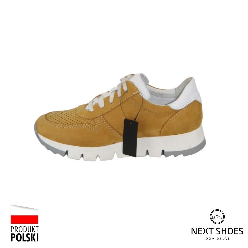 Кросівки жіночі бежеві Contes (Польща) модель 4694