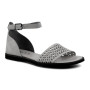 Sandals female gray Nessi (Poland)model 4697