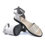 Sandals female gray Nessi (Poland)model 4697