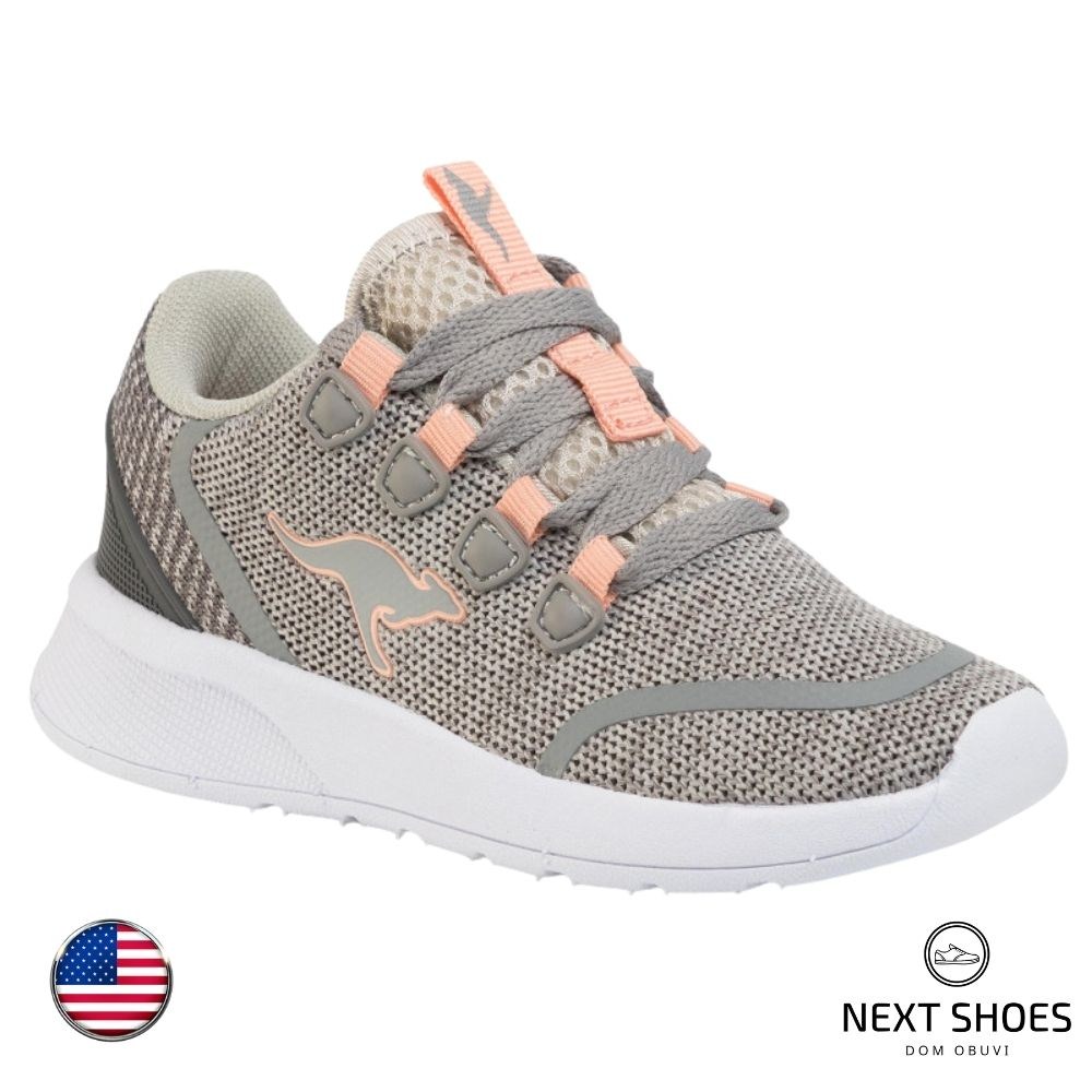 Кроссовки женские серые Kangaroos (США) модель 4705