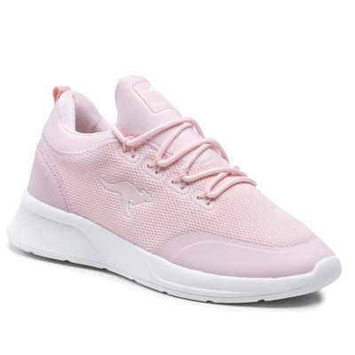 Женские розовые кроссоки Kangaroos  Kf-A Glide 39141 000 6058 4706 Dusty Rose на узкую ногу текстильные вшитым языком и мягкой стелькой MemoryFoam от американского бренда