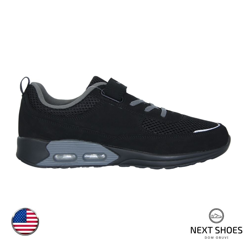 Кроссовки унисекс черные Kangaroos (США) модель 4709