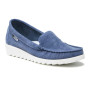 Moccasins female blue NESSI (Poland) model 4727