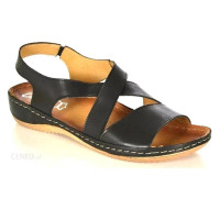Sandals female black Contes Poland 449s-czar-well 4762
