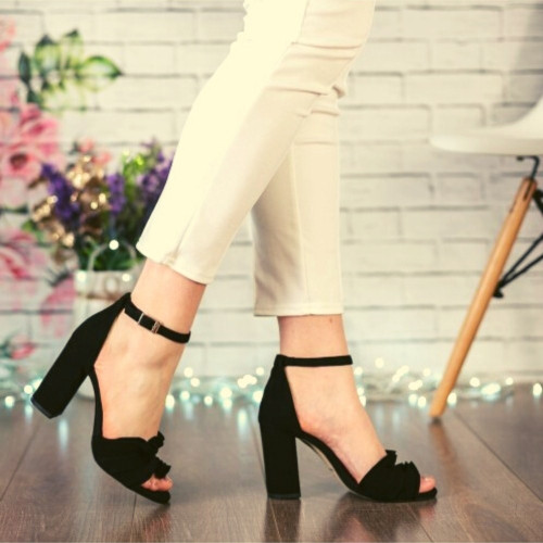 Босоніжки жіночі чорні Karino Польща 2889-003 4763