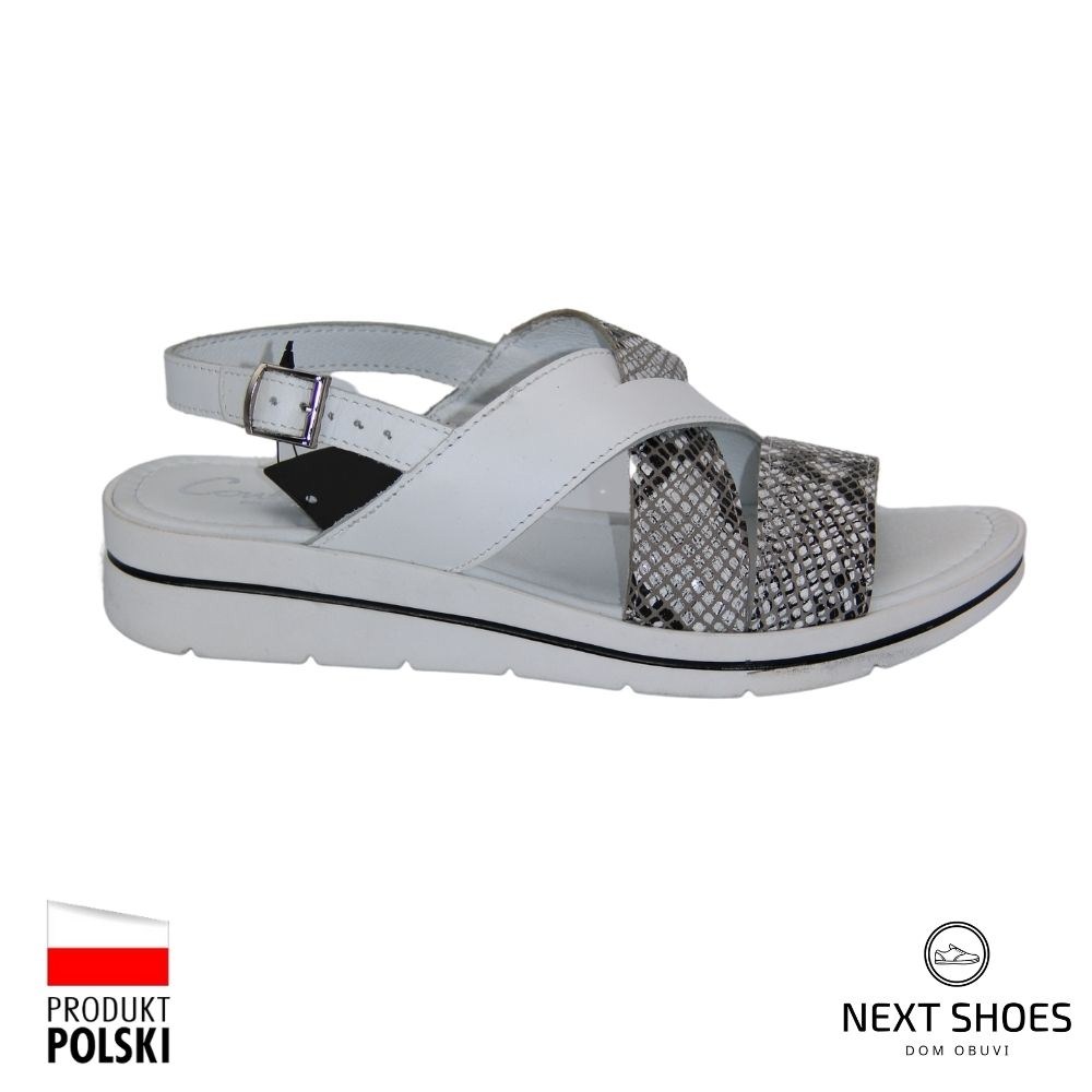 Босоножки нжіночі білі Contes (Польща) модель 4778