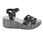 Sandals female black Kabala (Poland) model 4797