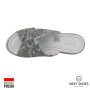 Slippers female white Lesta (Poland) model 4801