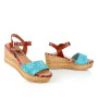 Босоніжки жіночі бірюзові Presso (Іспанія) модель 4804