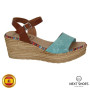 Босоніжки жіночі бірюзові Presso (Іспанія) модель 4804