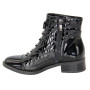 Жіночі чорні черевики демісезонні Contes (Польща) модель 4816