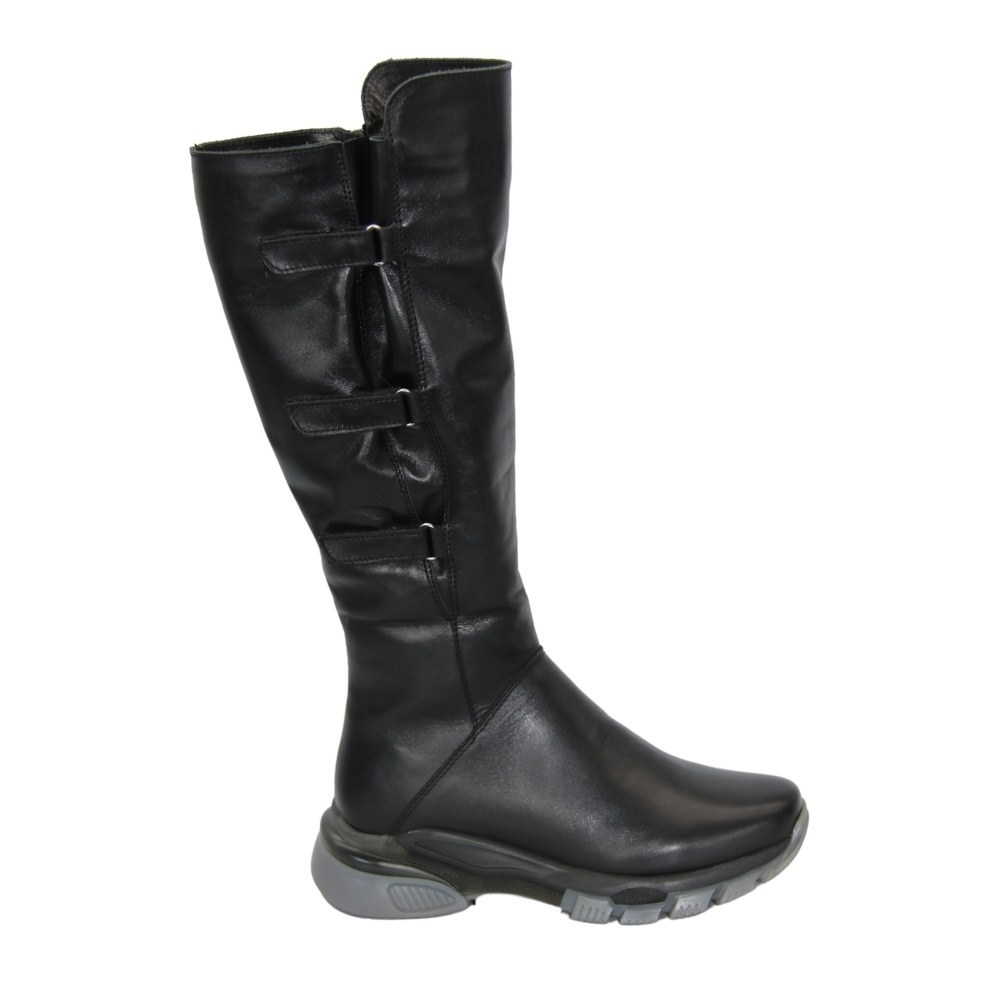 Women's black winter boots SIMEN (Poland) model 4824