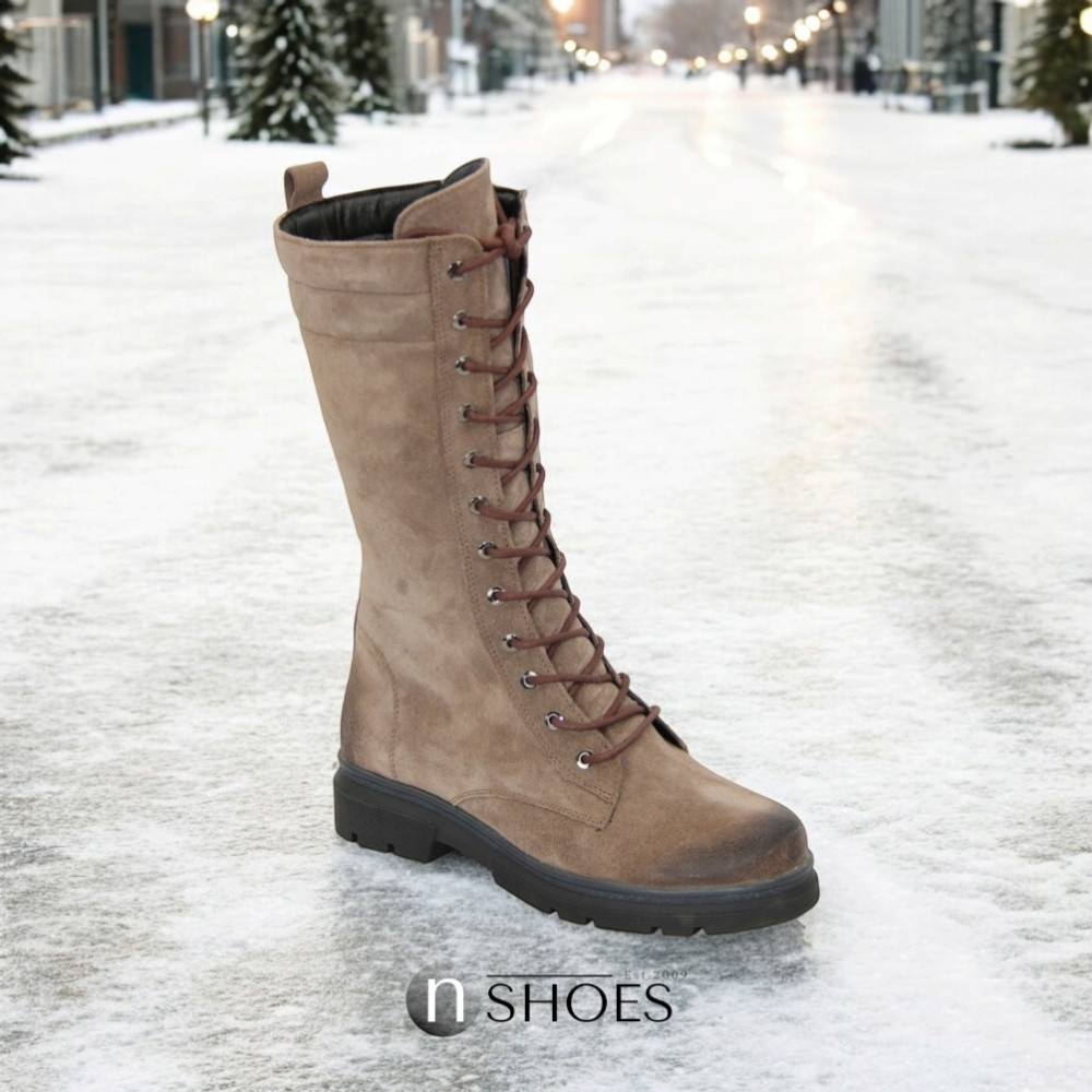 Women's beige boots winter Steizer (Poland) model 4838