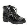Женские черные ботинки демисезонные SIMEN (Польша) модель 4849