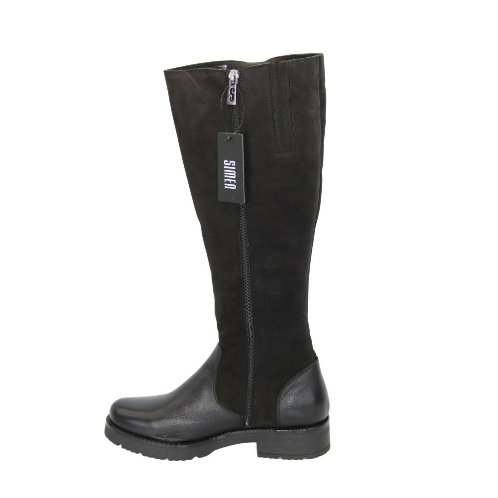 Women's black winter boots SIMEN (Poland) model 4850