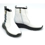 Женские белые демисезонные ботинки NESSI 20769 4852
