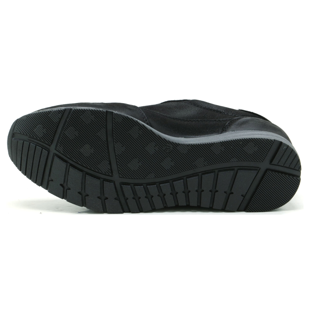 Sneakers female black LESTA (Poland) model 4857